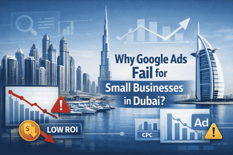 why google ads fail for small business in dubai
